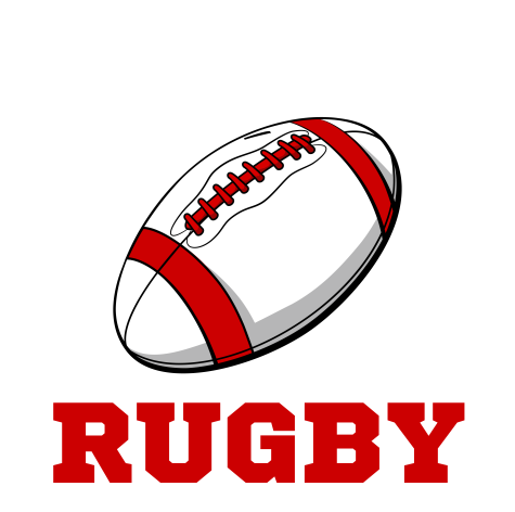 England Rugby Ball T-Shirt (Black) - Ladies